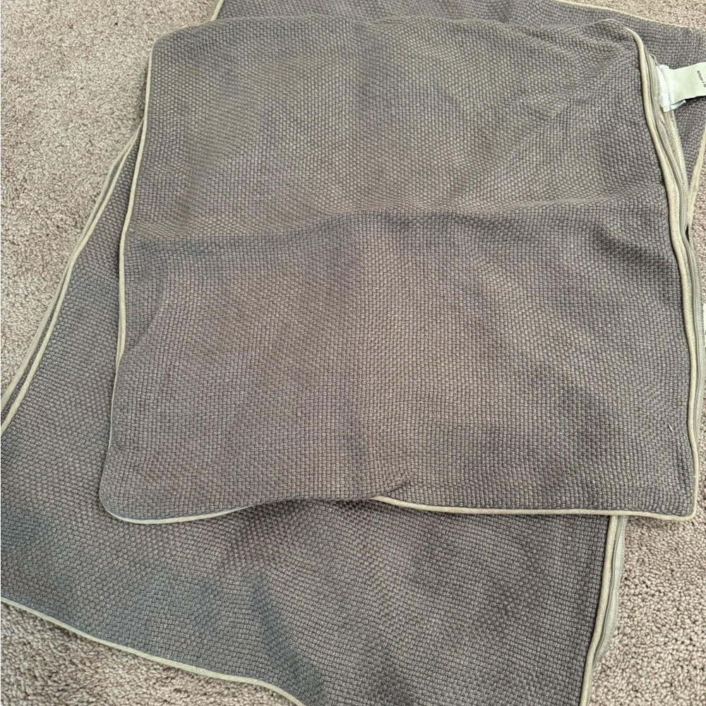 Pottery Barn Faye Linen pillow covers